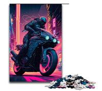 Adult Jigsaw Puzzles 1000 Pieces Neon Future City Home Decoration Puzzle Toys Deal As Gifts for The Whole Family (75x50cm)