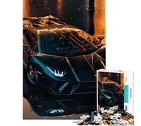 Adult Jigsaw Puzzles 1000 Pieces Night Drive Fun at Home Activities, Tough Challenge Brain Teaser Game Suitable for People Aged 14 And Above (38x52cm)