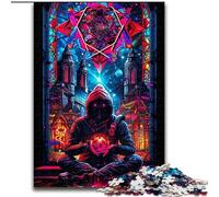 Adult Jigsaw Puzzles 1000 Pieces Ninja in The Dark Puzzles for Adults Challenging Brain Teaser for Teenagers, Family Fun, DIY Home Decor Gift size 50x75cm
