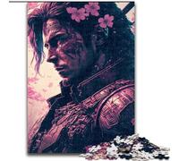 Adult Jigsaw Puzzles 1000 Pieces Ninja Made of Wood, Interactive Family Game, Suitable for Ages 14+ 50x75cm for Family Interactive Game