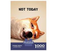 Adult Jigsaw Puzzles 1000 Pieces Not Today Jigsaws for Adults Fun Games But Fun And Humorous Challenging To Complete 38x26cm/1000pcs