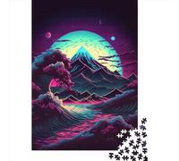 Adult Jigsaw Puzzles 1000 Pieces Ocean Wave Japan5 Paper Puzzle for Adults And Teenager Home Decoration Puzzle Toys 1000pcs (38x26cm)