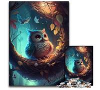 Adult Jigsaw Puzzles 1000 Pieces Owl Enchanted Worldview Impossible Jigsaw Puzzles for Adults for Teenagers Family Game Night BrainChallenging Gift Idea 1000 PCS(75x50cm)