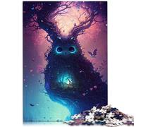 Adult Jigsaw Puzzles 1000 Pieces Owl Fairy tale world Difficult and Challenge 26x38cm Stress Reliever Staycation Kill time
