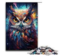 Adult Jigsaw Puzzles 1000 Pieces Painting Color Animal Owl Home Decoration Puzzle Toys Deal As Gifts for The Whole Family 1000PCS(75x50cm)