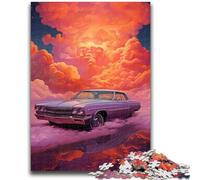 Adult Jigsaw Puzzles 1000 Pieces Painting of Cool Car for Age 14 Years And over Decompressing Intellectual Educational Toy Great Gift 26x38cm