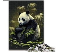Adult Jigsaw Puzzles 1000 Pieces Panda Bamboo Japan Made of Wood, Interactive Family Game, Suitable for Ages 14+ 50x75cm for Family Interactive Game