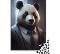 Adult Jigsaw Puzzles 1000 Pieces Panda Bear Suit Animal Wooden Puzzle for Adults And Teenager Home Decoration Puzzle Toys 1000pcs (75x50cm)