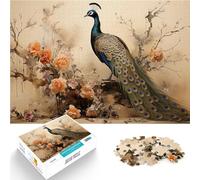Adult Jigsaw Puzzles 1000 Pieces Peacock still life Geschenke zum Suchbegriff: "Herausfordernde Spiele" Geburtstagsgeschenke38x26cm