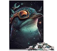 Adult Jigsaw Puzzles 1000 Pieces Penguin Illusion Family Fun Jigsaws 26x38cm Unique Home Decor and Gifts for teenager Age 14 Years Up