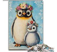 Adult Jigsaw Puzzles 1000 Pieces Penguin Puzzle 1000 Pieces Jigsaw Family Bonding Activity, Home Decor Gift, Family Toy Game (Size 50x75cm)