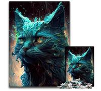 Adult Jigsaw Puzzles 1000 Pieces Persian Cat Unreal Difficult Puzzles for Adults Perfect for Christmas Halloween Easter New Year 1000 PCS(38x26cm)