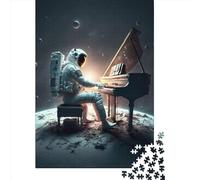 Adult Jigsaw Puzzles 1000 Pieces Piano In Space Paper Jigsaw Puzzles for Adults Educational Game Challenge Toy 1000pcs (38x26cm)