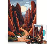 Adult Jigsaw Puzzles 1000 Pieces Pinnacles National Park Ideal Cut Decor Brain Teaser Gift Idle Fun Time Birthday Hobby Gift (50x75cm)