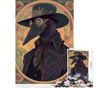 Adult Jigsaw Puzzles 1000 Pieces Plague Doctor Victorian Relaxing Games Staycation Kill Time Home Decoration Toys Deal As Gifts for The Whole Family (50x75cm)
