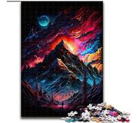 Adult Jigsaw Puzzles 1000 Pieces Planet in Space Made of Wood, for Ages 14+ 50x75cm Challenging Brain Teaser - Relaxing Toy for Teenagers