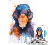 Adult Jigsaw Puzzles 1000 Pieces Platypus Watercolor for Educational Game Challenge Toy Educational Games Wall Decoration Gifts For Birthdays (Size 38x52cm)