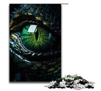 Adult Jigsaw Puzzles 1000 Pieces Poison Dragons Green Eye Home Decoration Puzzle Toys Deal As Gifts for The Whole Family 75x50cm