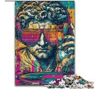 Adult Jigsaw Puzzles 1000 Pieces Pop-art Michelangelos David Statue Puzzle for Teenager & Families, Perfect DIY Decor & Brain-Teasing Challenge (size 26x38cm)