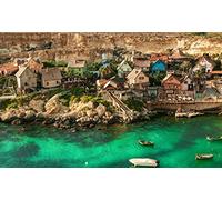 Adult Jigsaw Puzzles 1000 Pieces Popeye Village Malta 75 * 50Cm