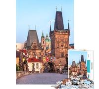 Adult Jigsaw Puzzles 1000 Pieces Prague Difficult And Challenge Presents for Women Toy Wall Decor for Age 14+ Game (38X52cm)