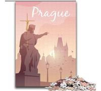 Adult Jigsaw Puzzles 1000 Pieces Prague, for And 14 Years And over for Educational Game Challenge Toy Gift for Birthdays 75x100cm
