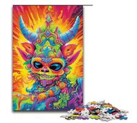 Adult Jigsaw Puzzles 1000 Pieces Psychedelic Colourful Monsters Home Decoration Puzzle Toys Deal As Gifts for The Whole Family 1000 PCS