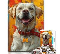 Adult Jigsaw Puzzles 1000 Pieces Psychedelic Dog Adult Puzzles,Learning Educational Toys Family Games Unique Birthday And Gifts 26x38cm