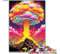 Adult Jigsaw Puzzles 1000 Pieces Psychedelic Explosion Cloud Puzzle Challenging Brain Teaser, Family Activity, Home Decor, (size : 26x38cm)