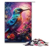 Adult Jigsaw Puzzles 1000 Pieces Psychedelic Hummingbird Home Decoration Puzzle Toys Deal As Gifts for The Whole Family 1000 PCS(75x50cm)