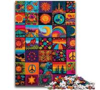 Adult Jigsaw Puzzles 1000 Pieces Psychedelic Things Adult Puzzles,Decompressing Intellectual Educational Toy Birthday Gift (75x50cm)