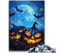 Adult Jigsaw Puzzles 1000 Pieces Pumpkin Crow Adult Puzzles,Learning Educational Toys Family Games Unique Birthday And Gifts (26x38cm)