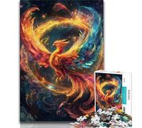 Adult Jigsaw Puzzles 1000 Pieces Rainbow Phoenix,Help The Brain Exercise Addictive Toys to Cultivate Patience Perfect Decoration 50x75cm