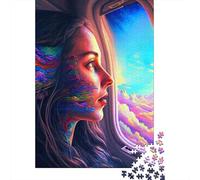 Adult Jigsaw Puzzles 1000 Pieces Rainbow Spirit Wood Jigsaw Puzzles for Adults Educational Game Challenge Toy 1000pcs (75x50cm)