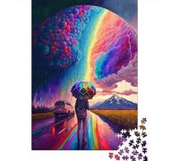 Adult Jigsaw Puzzles 1000 Pieces Rainbow Spirit Wooden Puzzle for Adults And Teenager Home Decoration Puzzle Toys 1000pcs (75x50cm)