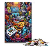 Adult Jigsaw Puzzles 1000 Pieces Retro Gamepad Home Decoration Puzzle Toys Deal As Gifts for The Whole Family 75x50cm