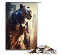 Adult Jigsaw Puzzles 1000 Pieces Robotic Cheetah Home Decoration Puzzle Toys Deal As Gifts for The Whole Family 1000 PCS