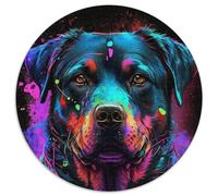 Adult Jigsaw Puzzles 1000 Pieces Rottweiler Jigsaw Puzzles for Adults Family Game Night, Home Decor & Brain Training Gift 67.5x67.5cm