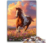 Adult Jigsaw Puzzles 1000 Pieces Running Horse 1000 Pieces for Teenagers,Birthday Present, Gifts, Wall Art for Age 14 Years Up (75x50cm)