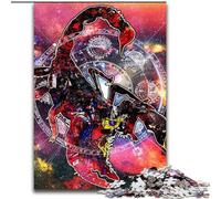 Adult Jigsaw Puzzles 1000 Pieces Scorpio Zodiac Wall Art Made of Wood, Fun Activity for at Home 50x75cm Engaging Family Game Night Activity