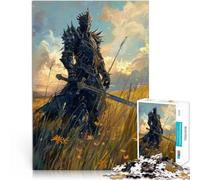 Adult Jigsaw Puzzles 1000 Pieces Shadow Knight Made of wood for and from 14 years and over Play Toys As a gift for the whole family and friends。size:50x75cm/19.68x29.52inch