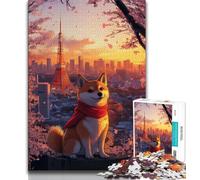 Adult Jigsaw Puzzles 1000 Pieces Shiba Inu 1000 Pieces for Teenagers,Birthday Present, Gifts, Wall Art for Age 14 Years Up 26x38cm