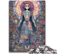 Adult Jigsaw Puzzles 1000 Pieces Skeleton Art Teenager Puzzles,Stress Reliever Difficult Challenge Unique Home Decor And Gifts (38x26cm)