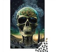 Adult Jigsaw Puzzles 1000 Pieces Skeleton Wood Jigsaw Puzzles for Adults Educational Game Challenge Toy 1000pcs (75x50cm)