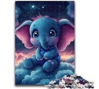 Adult Jigsaw Puzzles 1000 Pieces Sleeping Elephant Adult Puzzles,Learning Educational Toys Family Games Unique Birthday And Gifts (75x50cm)