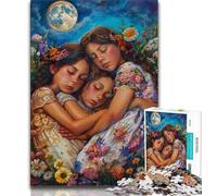 Adult Jigsaw Puzzles 1000 Pieces Sleeping Girl Adult Jigsaw,Stress Reliever Difficult Challenge Unique Home Decor And Gifts 26x38cm