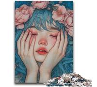 Adult Jigsaw Puzzles 1000 Pieces Sleeping Girl Puzzles for Teenagers,Stress Reliever Difficult Challenge Unique Home Decor And Gifts (38x26cm)