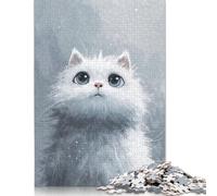 Adult Jigsaw Puzzles 1000 Pieces Snowy Whisker Wonders Wooden Puzzles for Adults Learning Educational Toy 1000pcs (75x50cm)