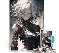 Adult Jigsaw Puzzles 1000 Pieces Soldier Robot Anime Girl Stressabbau-Spielzeug Die Liebe zwischen Paaren stärken52x38cm
