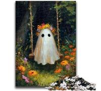 Adult Jigsaw Puzzles 1000 Pieces Soul on The Swing Teenager Puzzles,Stress Reliever Difficult Challenge Secret Santa Gifts (26x38cm)